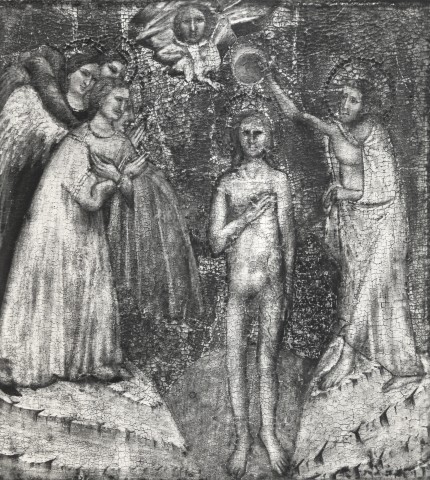 A. Villani e Figli — Anonimo bolognese - sec. XIV - Battesimo di Cristo — insieme